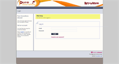 Desktop Screenshot of intranet.pureinnovations.co.uk